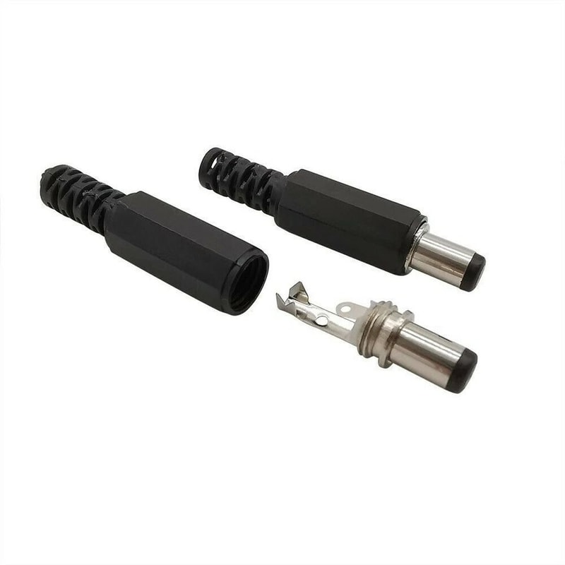 DC Power Connector Set Male Female Pigtail Plugs For CCTV LED Wiring 6