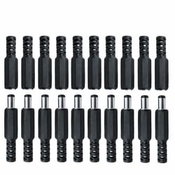 dc power connector set male female pigtail plugs for cctv led wiring