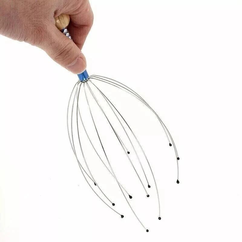 Wood Handle Scalp Massager Head Scratcher For Stress Relief 4