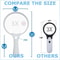 Lens Handheld Magnifier With Light For Reading Jewelry Crafts And Close Detail Viewing 7