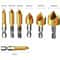 Countersink Drill Bit Set With Hex Shank HSS Woodworking Pilot Bits 4