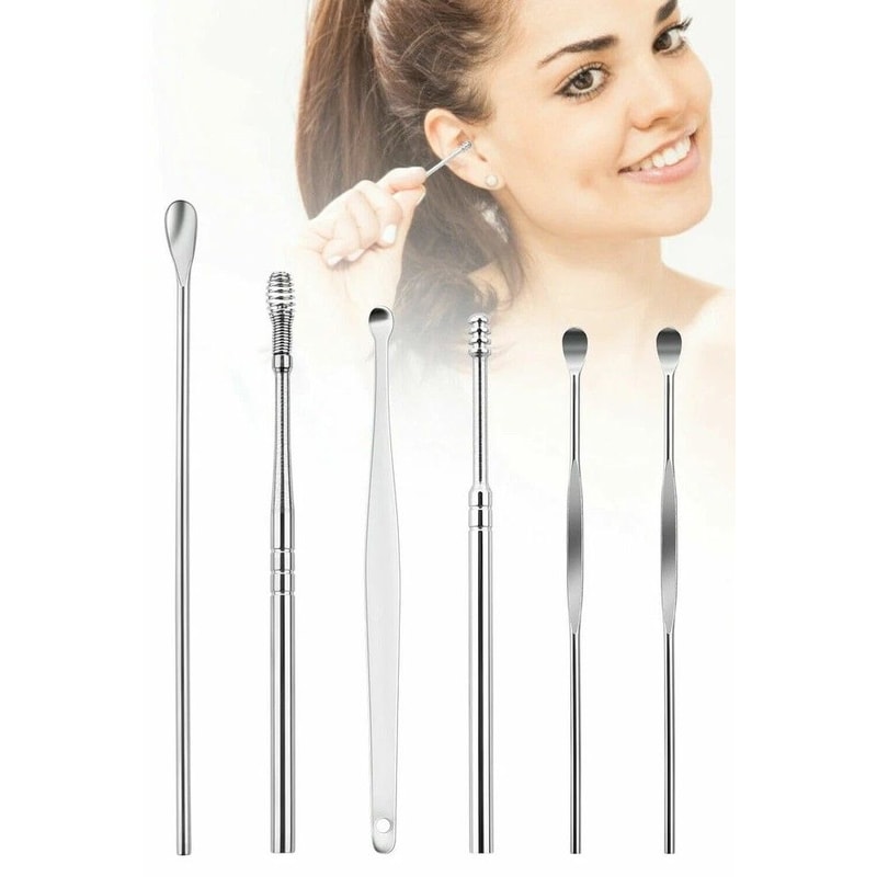 Ear Wax Removal Kit Stainless Steel Ear Cleaner And Ear Pick Set 0