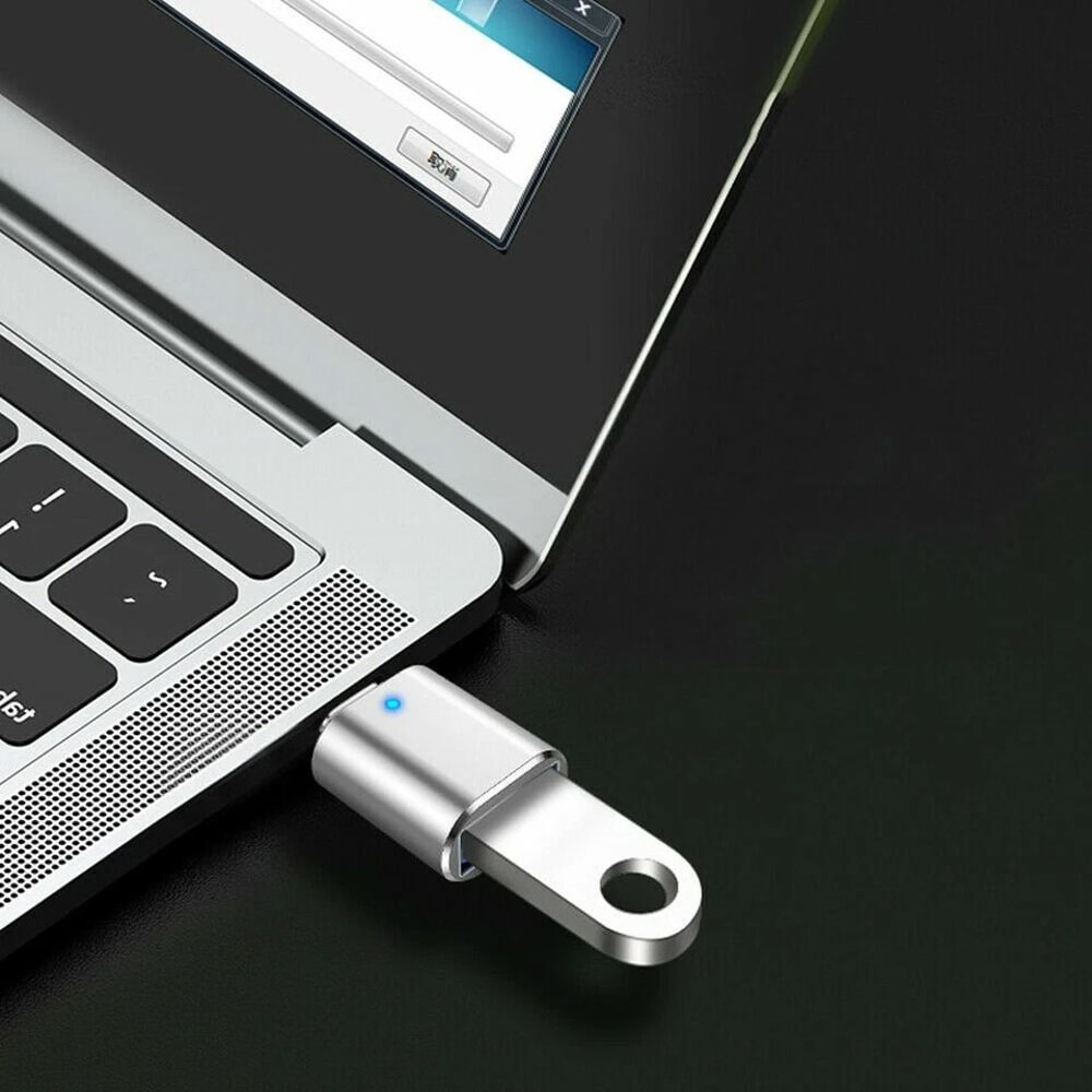 LED USBC To USB Adapter OTG Converter For Android Phones Tablets And Laptops 6