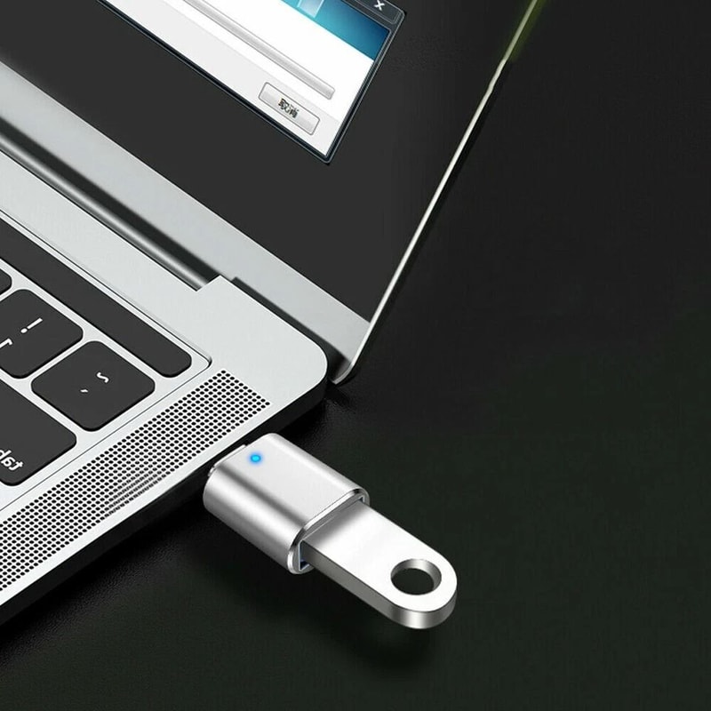 LED USBC To USB Adapter OTG Converter For Android Phones Tablets And Laptops 6