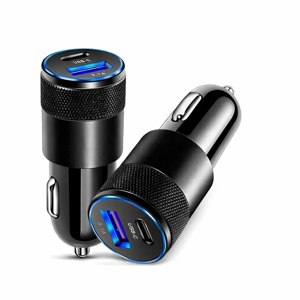 USB C Car Charger With PD Fast Charging For IPhone And More 0