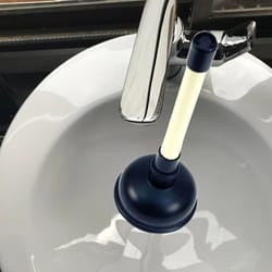 sink plunger drain clog remover for toilet, tub and kitchen sink