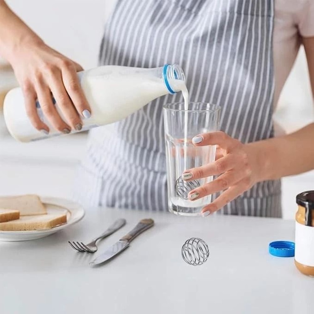 Shaker Bottle Whisk Balls Stainless Steel Mixer Balls For Protein Shakes 1