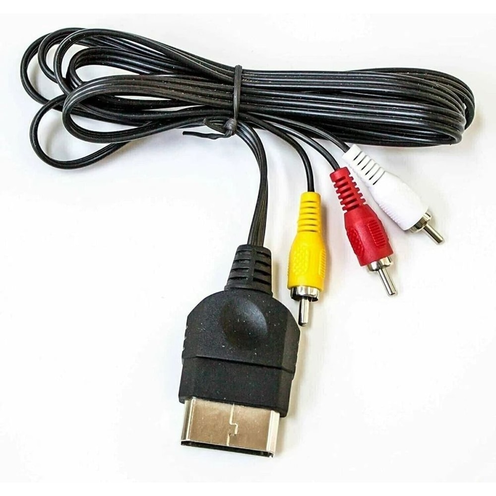 Original Xbox AV Cable And Power Cord Bundle RCA TV Hookup For Microsoft Xbox 0