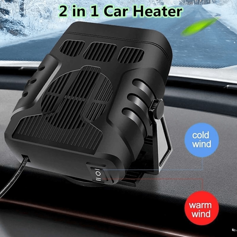 Portable Car Heater Fan Defroster Windshield Defogger 10