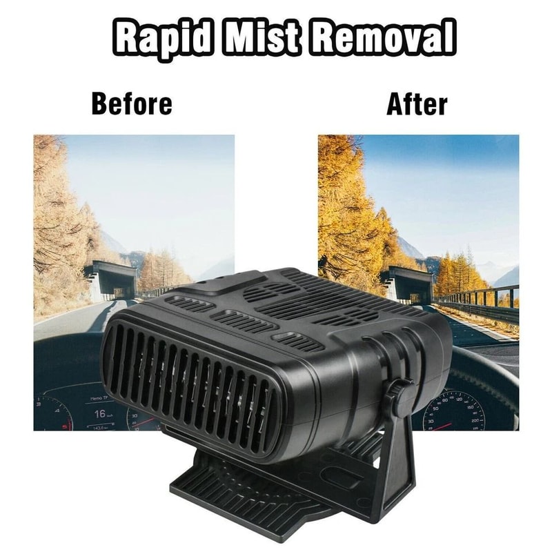 Portable Car Heater Fan Defroster Windshield Defogger 5