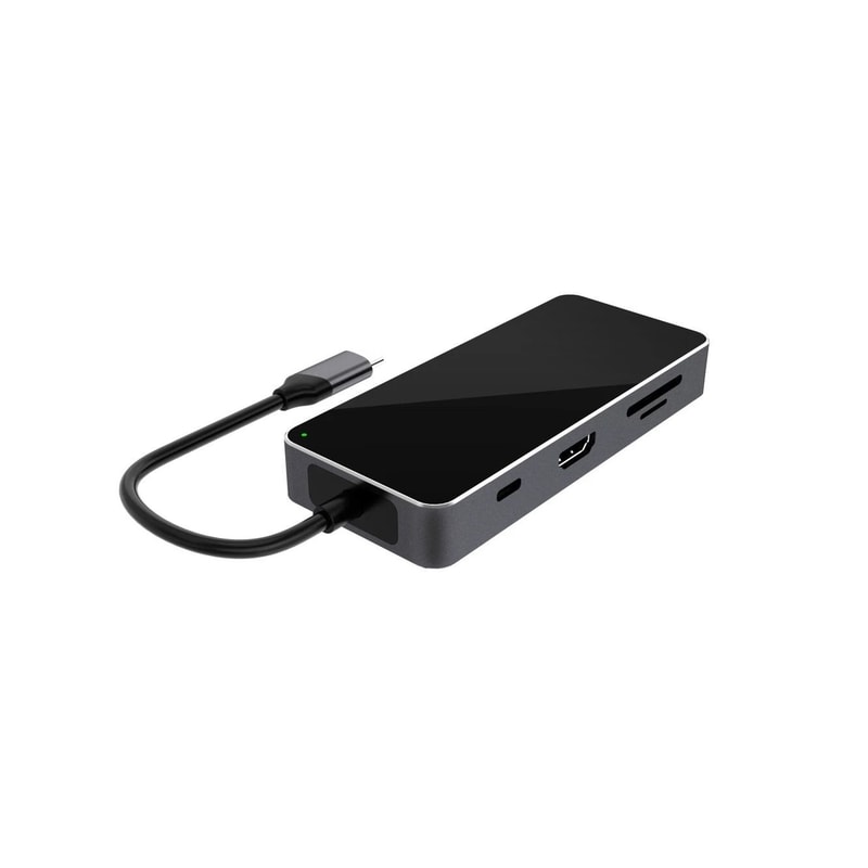 USB C Hub With 4K HDMI USB Ports SD Card Reader Compact Adapter Dock For TypeC Devices 0