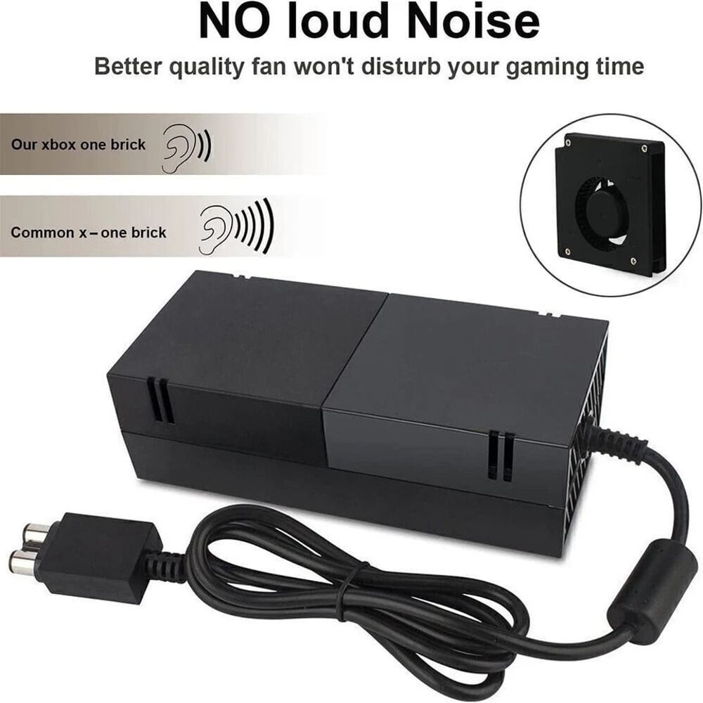 Replacement Power Supply Adapter For Xbox One AC Adapter PSU Brick With Cord 8