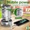 Solar Camping Lantern With Rechargeable Fan Collapsible Design 4