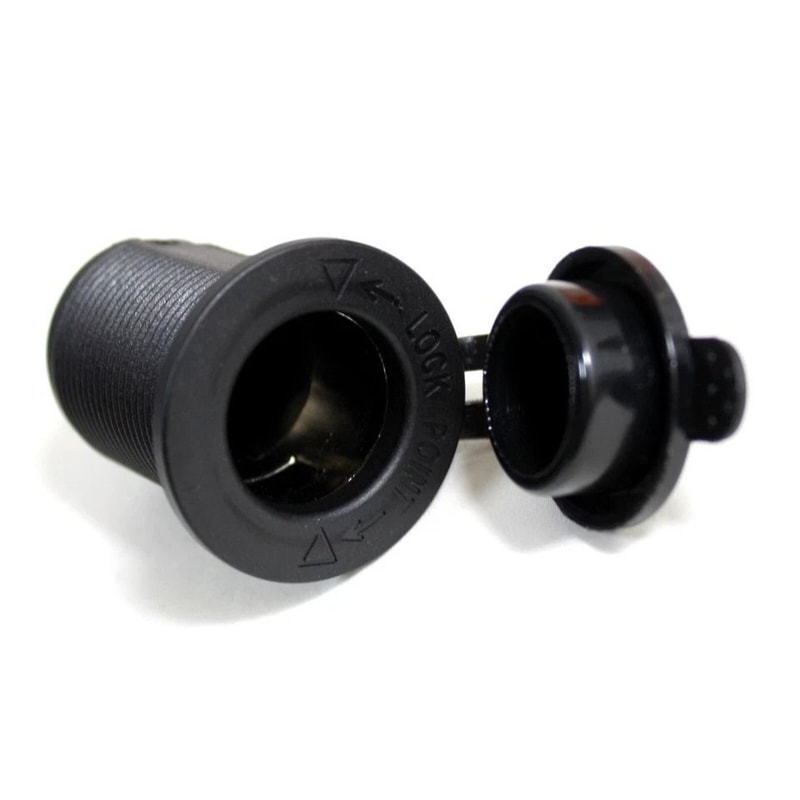 Blue Waterproof Voltmeter Dual USB Charger For Vehicles Motorcycle Boat Car 2