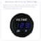 Blue Waterproof Voltmeter Dual USB Charger For Vehicles Motorcycle Boat Car 4