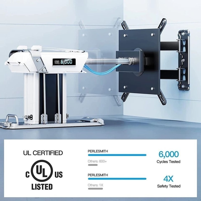 Full Motion TV Wall Mount Bracket For LCD LED TVs Swivel Tilt Easy Installation 1