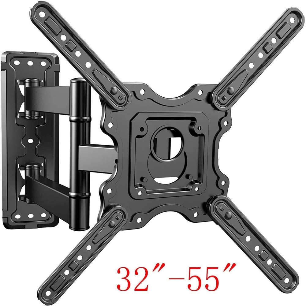 Full Motion TV Wall Mount Bracket For LCD LED TVs Swivel Tilt Easy Installation 6