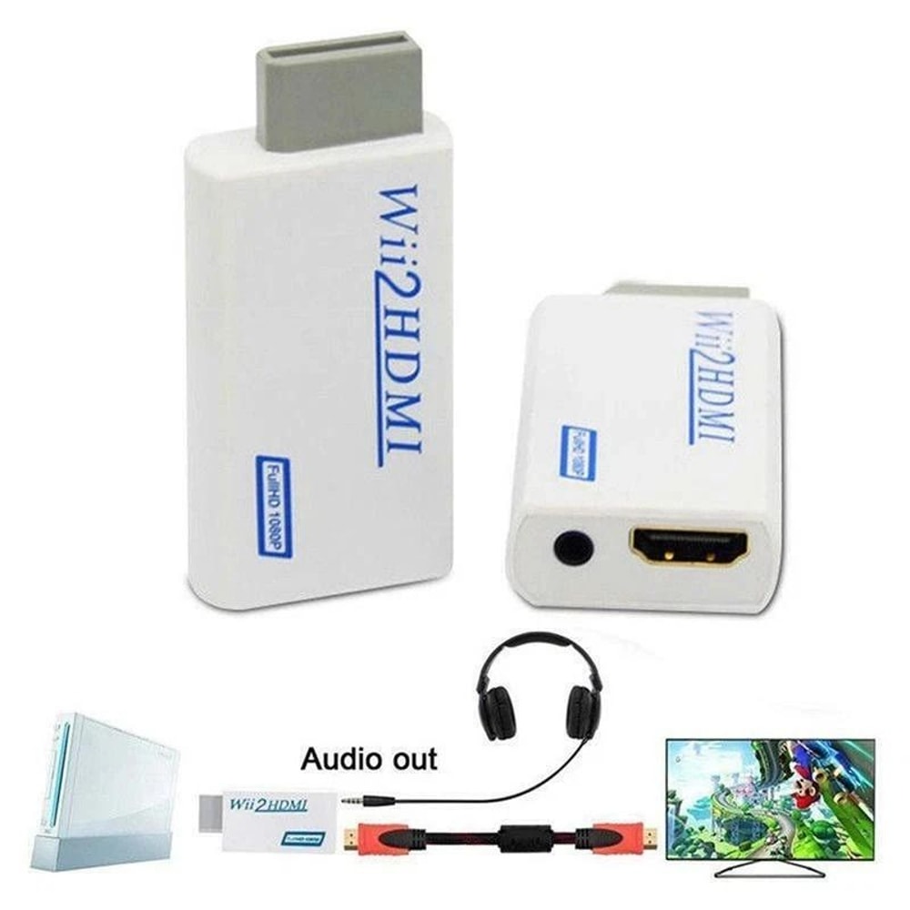 Wii To HDMI Converter Adapter HD Upscaling With Audio Output For Wii 5