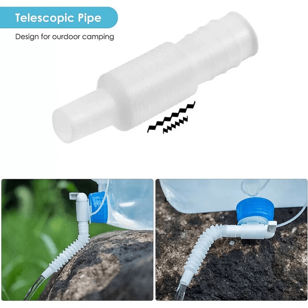 Gallon Collapsible Water Container With Spigot For Camping Outdoor Storage 3