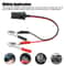 Car Battery Alligator Clamp Power Adapter Socket With Cigarette Lighter Connector 3