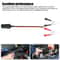 Car Battery Alligator Clamp Power Adapter Socket With Cigarette Lighter Connector 6