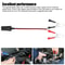Car Battery Alligator Clamp Power Adapter Socket With Cigarette Lighter Connector 6