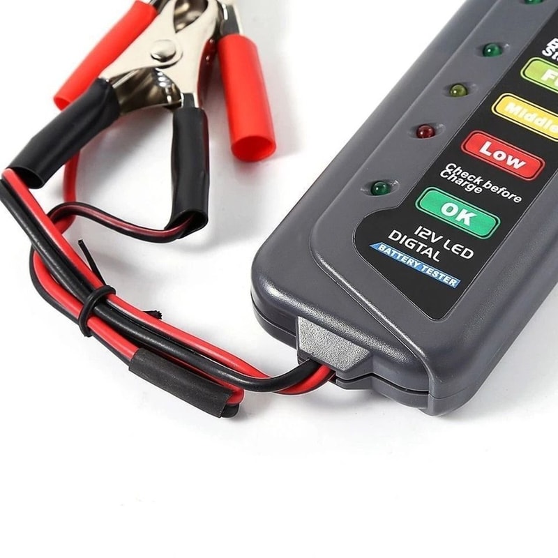 Battery Load Tester Alternator Analyzer Automotive Marine And Motorcycle Diagnostic Tool 4