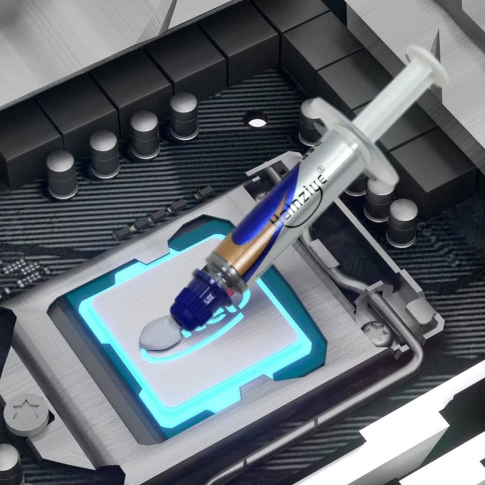 HighPerformance Silver Thermal Paste Syringe For CPUs Heatsinks 4