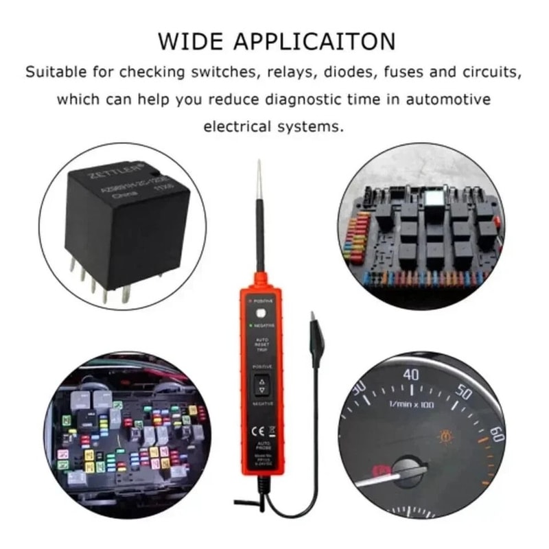Digital Automotive Electrical Tester Probe Car Power Circuit Voltage Tester 4