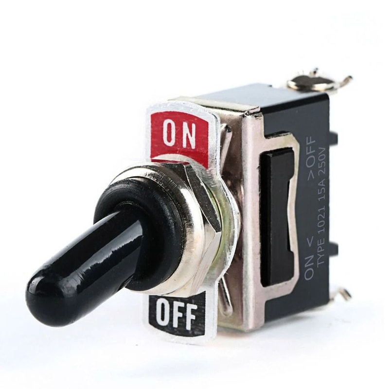 Waterproof Metal Toggle Switch ONOFF For Marine Automotive Use 0