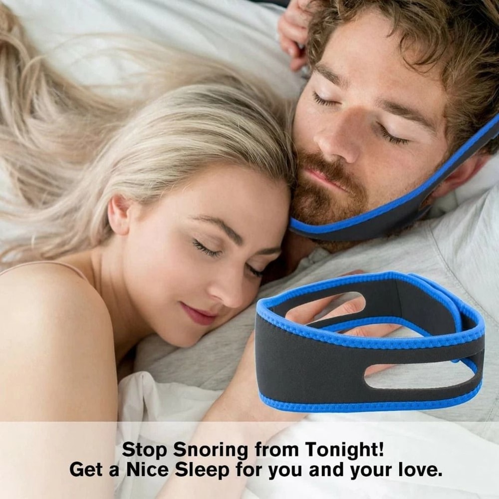 AntiSnore Chin Strap For Sleep Apnea Relief And Jaw Support Solution 4