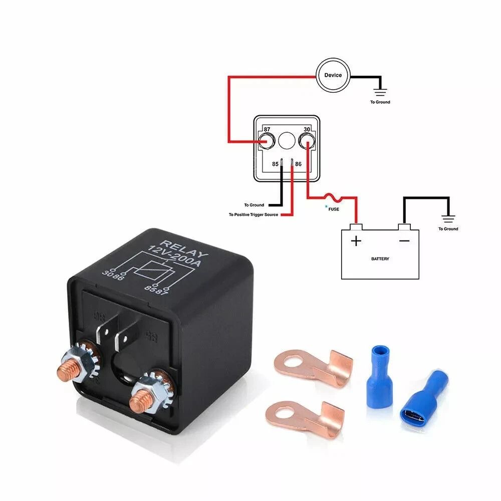 High Current Pin Relay Split Switch For Car Truck And Motorcycle 0