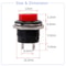 Color Momentary Metal Push Button Switch Round for Electronics Automotive 1