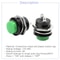 Color Momentary Metal Push Button Switch Round for Electronics Automotive 3