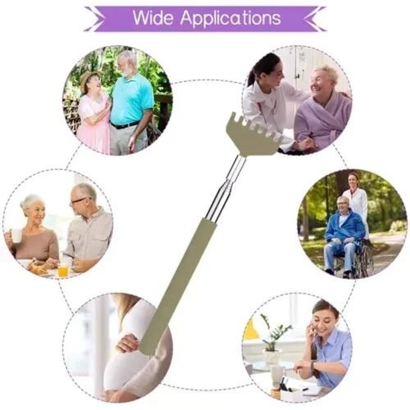 Bear Claw Telescopic Metal Extendable Back Scratcher Massager Ultimate Relaxation Gift 1