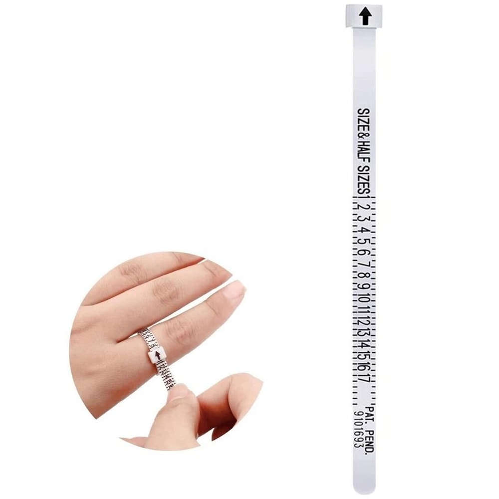 Ring Sizer Tool Reusable Finger Gauge For Accurate Ring Size Measurement 1