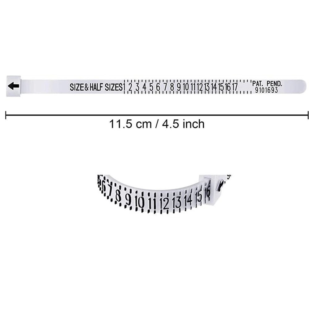 Ring Sizer Tool Reusable Finger Gauge For Accurate Ring Size Measurement 2