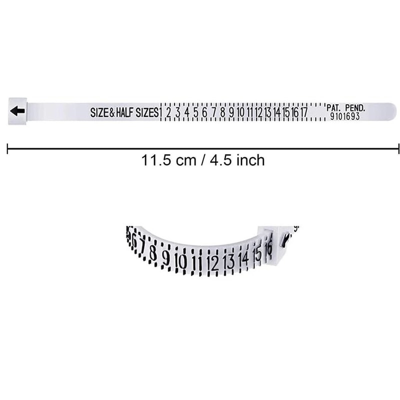 Ring Sizer Tool Reusable Finger Gauge For Accurate Ring Size Measurement 2