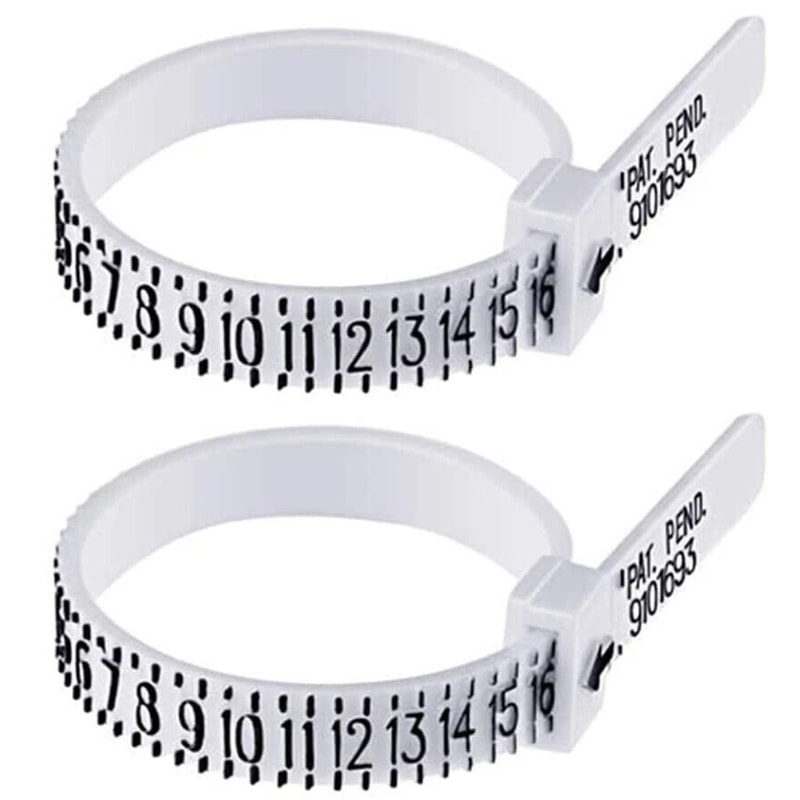 Ring Sizer Tool Reusable Finger Gauge For Accurate Ring Size Measurement 0