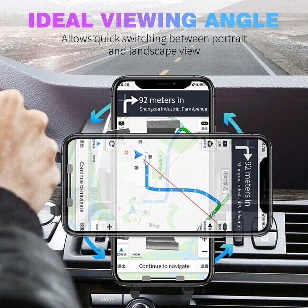 Universal CD Slot Car Phone Mount Secure Navigation Phone Mount For IPhone Samsung 2