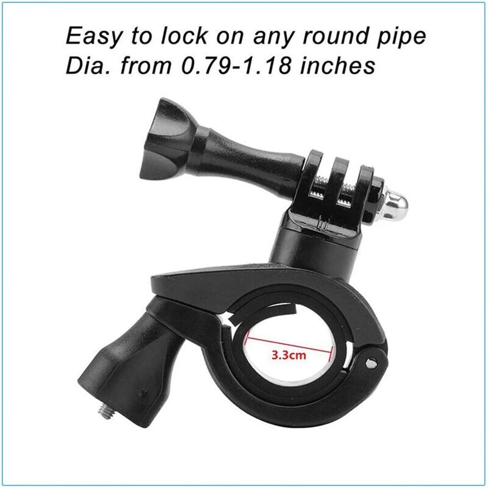 Handlebar Mount Clamp For Hero Bike Camera Holder 5