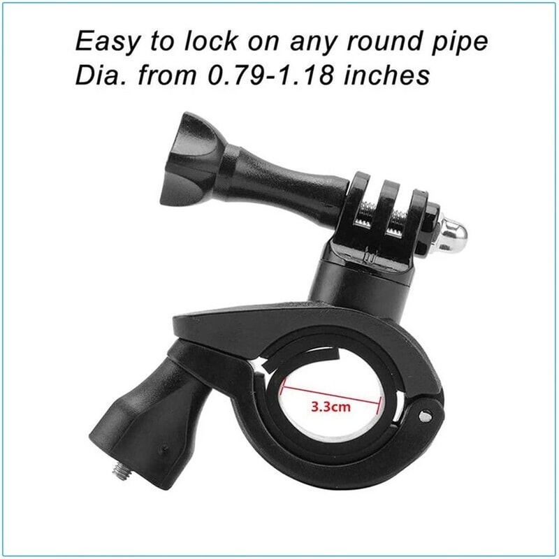 Handlebar Mount Clamp For Hero Bike Camera Holder 5