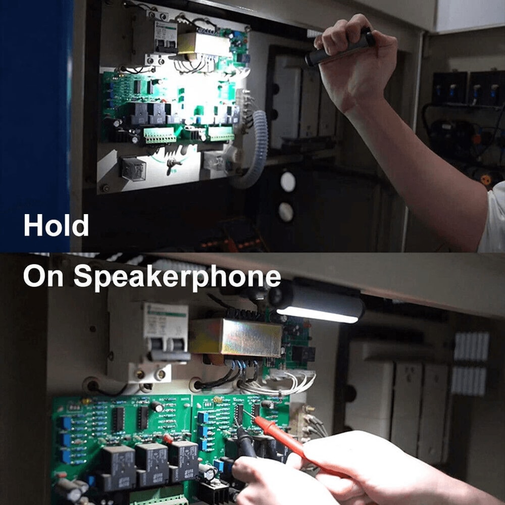 Magnetic Rechargeable COB LED Flashlight Work Light Super Bright Compact Torch Penlight 8