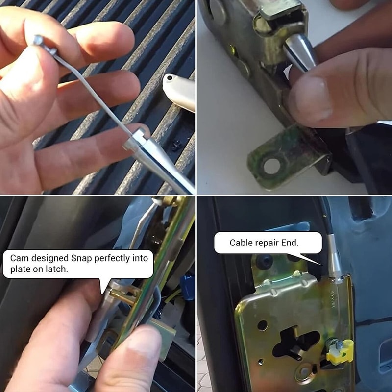 Rear Door Latch Cable Repair Kit For Ford Extended Cab 1