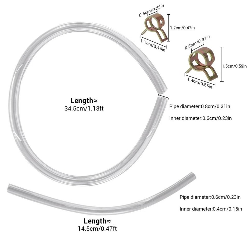 Brake Bleeder Kit Hose With OneWay Check Valve For Car Motorcycle Brake Fluid Maintenance 9