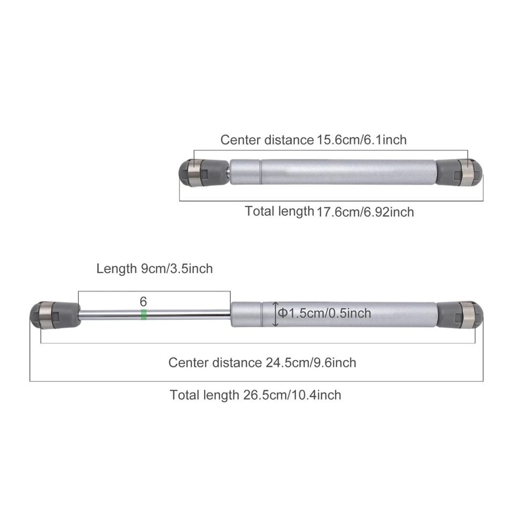 Hydraulic Gas Spring Struts For Kitchen Cabinet Door Lift System 8