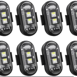 rgb wireless led strobe lights rechargeable flashing warning lights