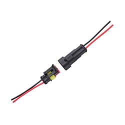 waterproof automotive electrical wire connectors kit male female waterproof plug for car ac/dc