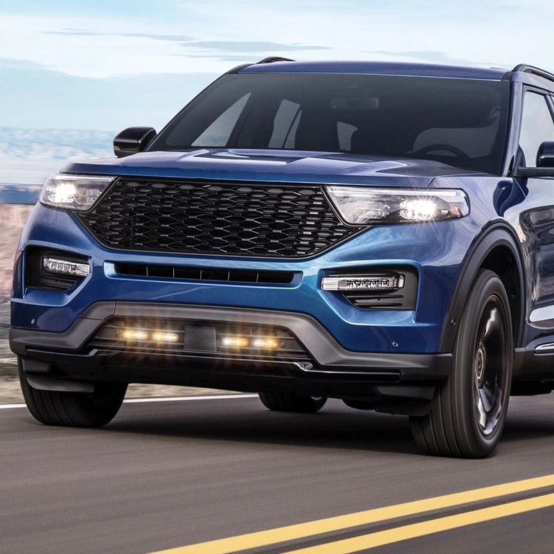 LED Strobe Light Bar AmberWhite Flashing Hazard Beacon For Cars And Trucks 1