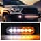 LED Strobe Light Bar AmberWhite Flashing Hazard Beacon For Cars And Trucks 4